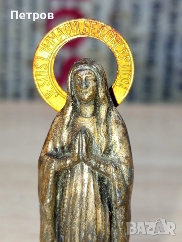 Статуетка"Дева Мария", снимка 4 - Антикварни и старинни предмети - 52817316
