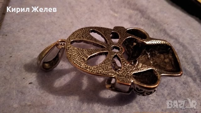 НЕО - ГОТИК АРТ СРЕБРИСТ СТРАХОВИТ ПЕНДАНТ МОДЕН ОРНАМЕНТИРАН МЕДАЛЬОН ВИСУЛКА 34520, снимка 5 - Колиета, медальони, синджири - 39061950