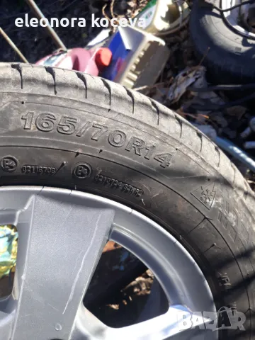 4бр алуминиеви джанти 14ки с гуми, снимка 8 - Гуми и джанти - 49574566