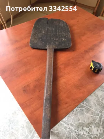 ЛОПАТА ДЪРВО ЗА ПЕЩ ОГНИЩЕ ФУРНА СТАРИННА, снимка 1