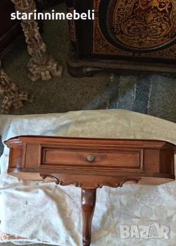 Антикварна конзола с огледало , снимка 2 - Огледала - 51354070