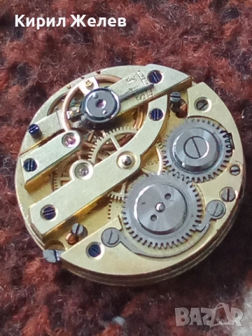 Механизъм с циферблат от стар ръчен часовник 47666, снимка 7 - Мъжки - 52260874