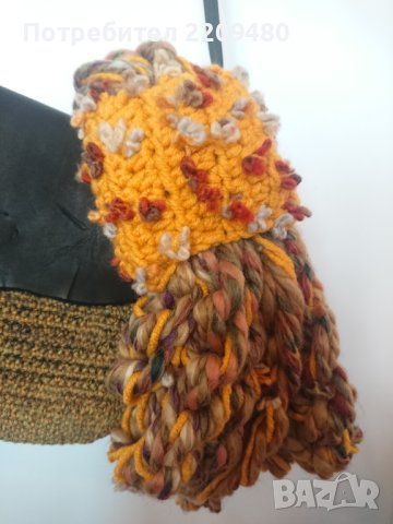 Дизайнерски чанта / шал ръчна изработка на Баба Мравка, подарък за жена, снимка 2 - Чанти - 43477025