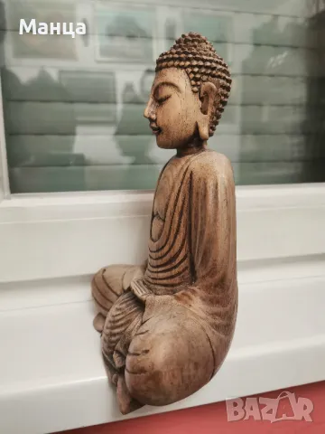 Дървена индийска фигура, снимка 4 - Антикварни и старинни предмети - 48826039