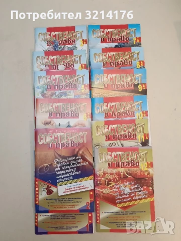 Списание “Собственост и право”. Бр. 1, 2, 3, 4, 5, 7, 8, 9, 10, 11, 12 / 2015 – Колектив, снимка 3 - Специализирана литература - 51363368