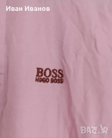 Чисто нова фланелка с яка Hugo Boss, снимка 2 - Тениски - 50559606