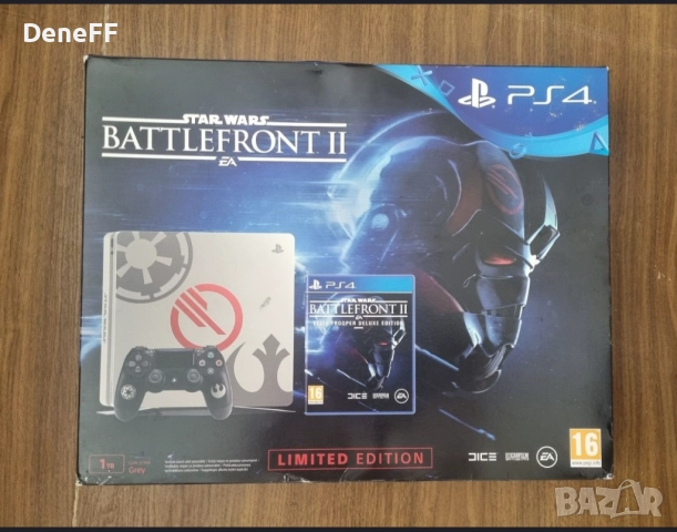 Playstation 4 slim star wars battlefront 2 limited ediiton ps4 1tb, снимка 2 - PlayStation конзоли - 52581320