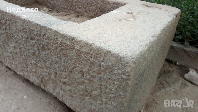 Старо голямо гранитно корито, снимка 6 - Декорация за дома - 33412563