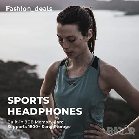 Нови безжични леки Слушалки за тренировка бягане шофиране Стерео звук, снимка 6 - Bluetooth слушалки - 40504554