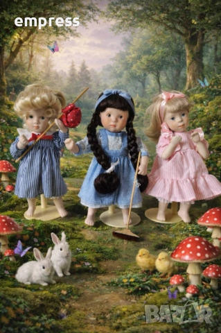 Порцеланови кукли Franklin Heirloom Dolls , снимка 3 - Колекции - 52897574
