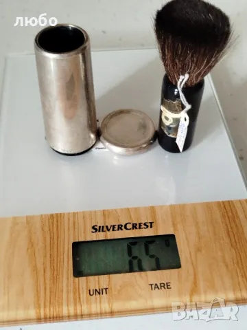 Дамска Сребърна Четка за Лице 0,925, снимка 13 - Антикварни и старинни предмети - 48739179