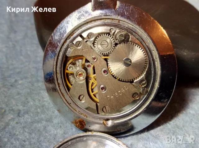 RAKETA MADE in USSR Стар РУСКИ ДЖОБЕН ЧАСОВНИК РАКЕТА СССР РЯДЪК МОДЕЛ ФУНКЦИОНИРАЩ 48691, снимка 12 - Джобни - 48073997