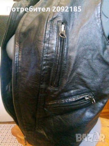 Кожен елек, снимка 5 - Елеци - 28190918