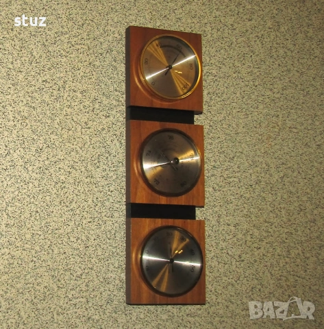Tроен уред за стена, барометър, влагомер и термометър , снимка 3 - Други - 53572039
