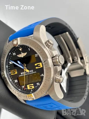 Breitling Exospace B55 46mm Steel Black Dial Analog Digital Различни Варианти, снимка 6 - Мъжки - 47999619