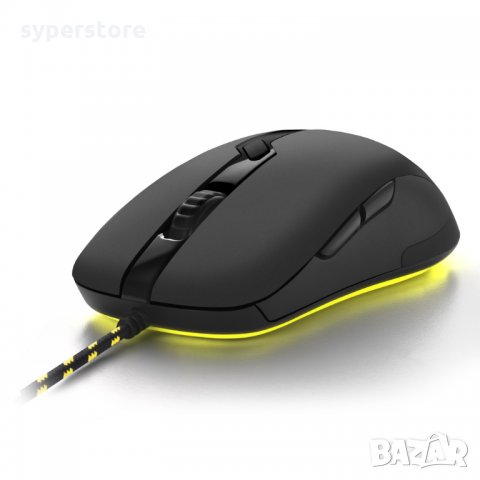 Мишка Лазерна USB SHARKOON - SHARK Zone M52  SH0041 -8200dpi 8 btn Led GAMING mouse, снимка 3 - Клавиатури и мишки - 18067342