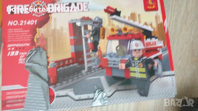 Конструктур пожарна, снимка 2 - Конструктори - 37677066