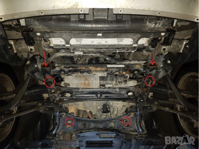 Метална кора под двигател  BMW X4 F26 2013г – 2018г, снимка 4 - Аксесоари и консумативи - 51160544