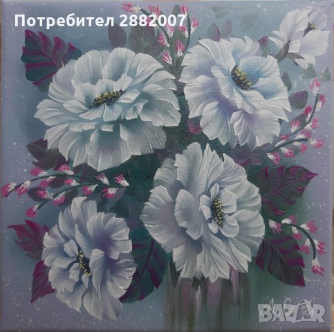 Картина " Ефирност" ,маслени бои върху платно с дървена подрамка 