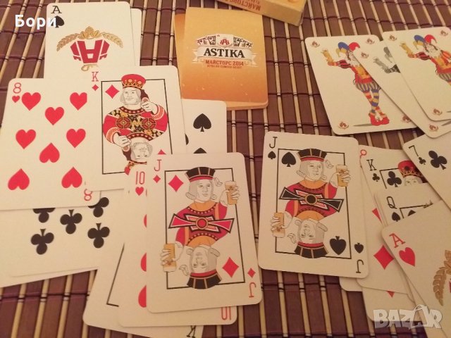 Карти АSTIKA, снимка 6 - Карти за игра - 28037633