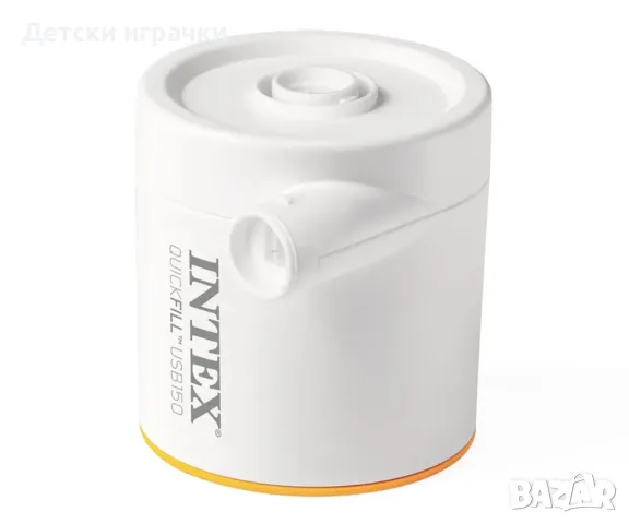 Електрическа помпа, USB, Intex QuickfillTM Rechargeable air pump USB150R, 150 л./мин, 0.28 кг, бяла , снимка 6 - Басейни и аксесоари - 49927295