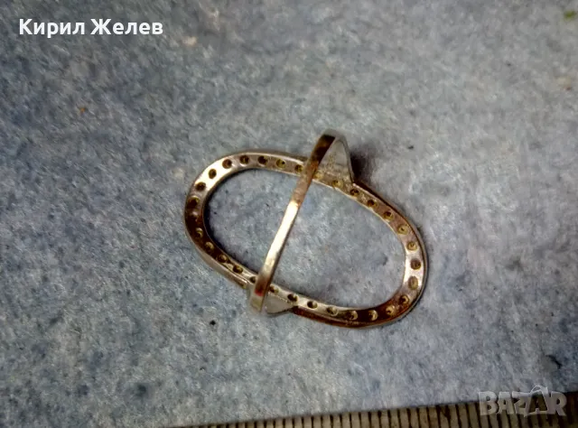 ФИН АРТИСТИЧЕН МАРКАЗИТЕН СРЕБЪРЕН ПРЪСТЕН СРЕБРО 925 ПРОБА ЮВЕЛИРНА АРТ ИЗРАБОТКА 48583, снимка 6 - Пръстени - 49150443