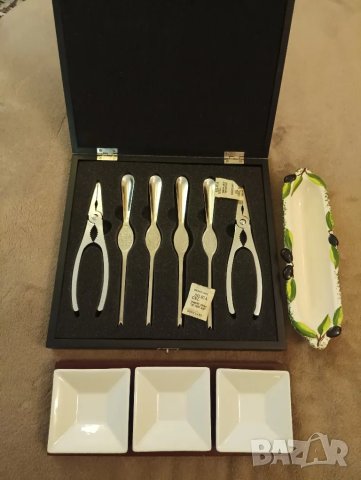 Прибори за морски дарове. , снимка 5 - Прибори за хранене, готвене и сервиране - 48586715