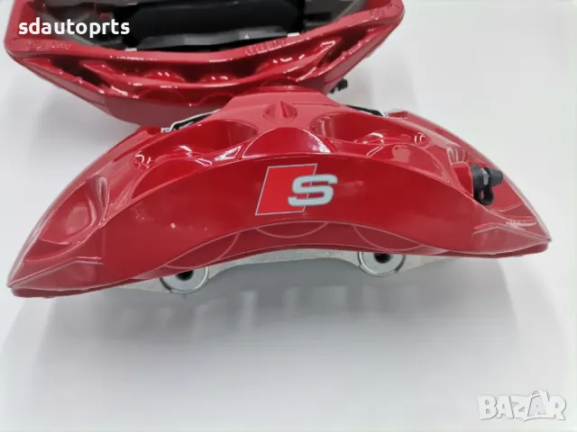К-т Нови Червени Спирачни Апарати Audi S4 8W B9 S5 F5 350mm , снимка 5 - Части - 48042516