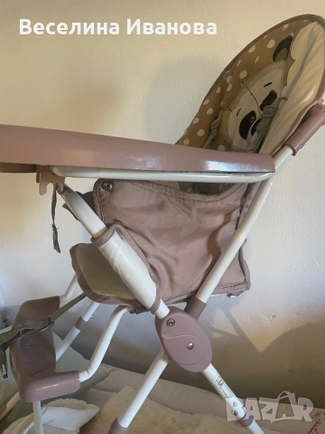 Шезлонг детско столче за хранене, снимка 4 - Детски шезлонги - 52431533
