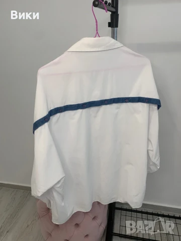 Дамска риза овърсайз наметка , снимка 5 - Ризи - 51036288