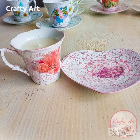 Ароматна свещ от натурален соев восък , снимка 4 - Ръчно изработени сувенири - 53499778