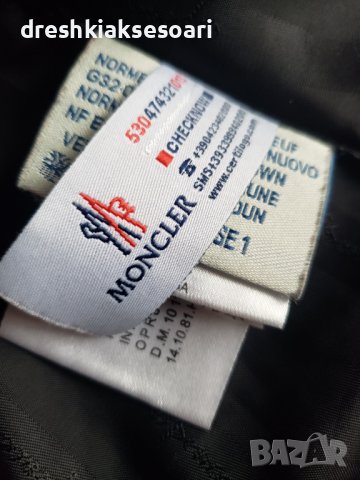 Страхотно Черно яке Moncler с гъши пух, снимка 6 - Якета - 43302610