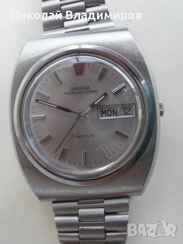 Omega megaquartz 32 KHz мъжки оригинален швейцарски ръчен часовник