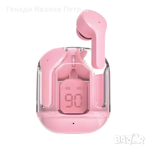Безжични Bluetooth слушалки с LED дисплей и вграден микрофон, снимка 2 - Безжични слушалки - 53594831