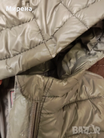 Металическо сиво яке за 2 годишно момиче MINOTI, снимка 2 - Бебешки якета и елеци - 52492690