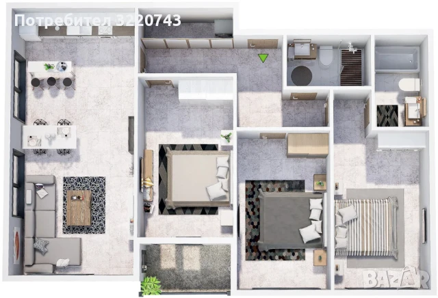 Четиристаен апартамент в бутиков комплекс Garden View, снимка 4 - Апартаменти - 51376072