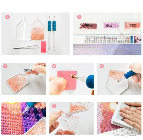 Диамантен гоблен 30Х40см 5D-013 , снимка 6 - Гоблени - 43391332