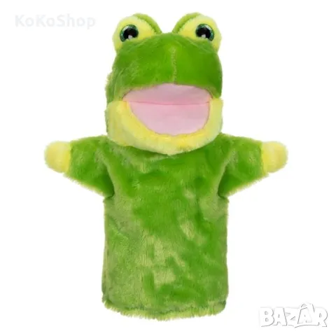 Кукла за куклен театър "Жаба"-28 см./куклен театър/кукла за театър, снимка 2 - Кукли - 49797594
