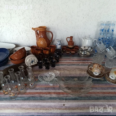 Сервизи чаши чинии керамика кристал юзчета, снимка 2 - Чаши - 50703819