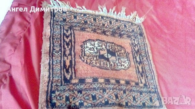 Старо персийско дебело вълнено чердже, снимка 4 - Антикварни и старинни предмети - 37057372