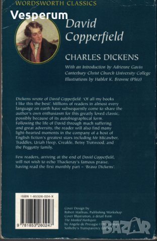 David Copperfield / Дейвид Копърфийлд (Charles Dickens / Чарлз Дикенс), снимка 2 - Художествена литература - 27960339