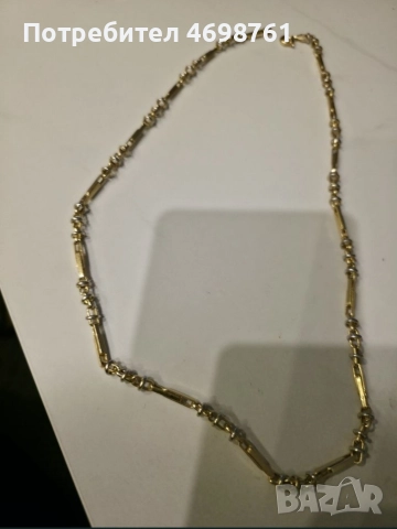 златен синджир, снимка 2 - Колиета, медальони, синджири - 52968552