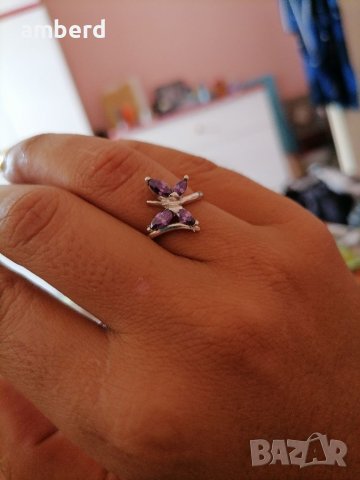 Сребърен пръстен модел R067, снимка 4 - Пръстени - 37249696