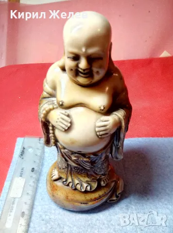 БУДИСТКА СТАТУЕТКА ФИГУРКА СМЕЕЩИЯТ се БУДА от ПОЛИРЕЗИН 48326, снимка 11 - Статуетки - 47607343