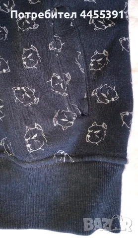 Худи с главите на булдог, снимка 3 - Суичъри - 51033329