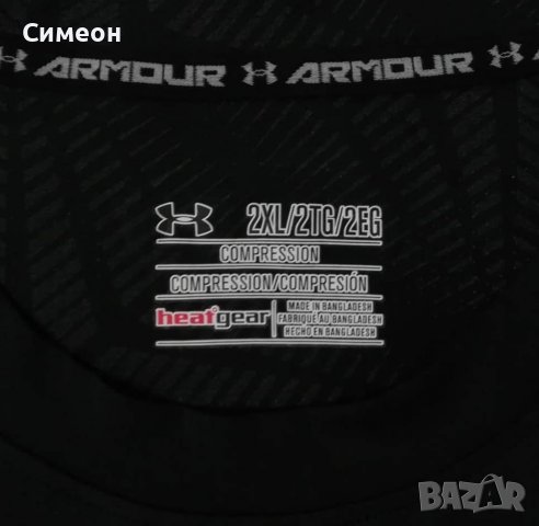 Under Armour UA Compression оригинална тениска 2XL спортна фланелка, снимка 3 - Спортни дрехи, екипи - 37020478