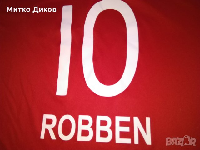 Байерн Мюнхен футболна тениска 2015-16 домакини маркова на  Адидас  №10 Ариен Робен размер  ХХЛ, снимка 8 - Футбол - 28726428