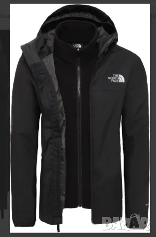 Яке с полар The North Face Elden Rain Triclimate 3 в 1 TNF размер М-Л, снимка 6 - Якета - 49000447