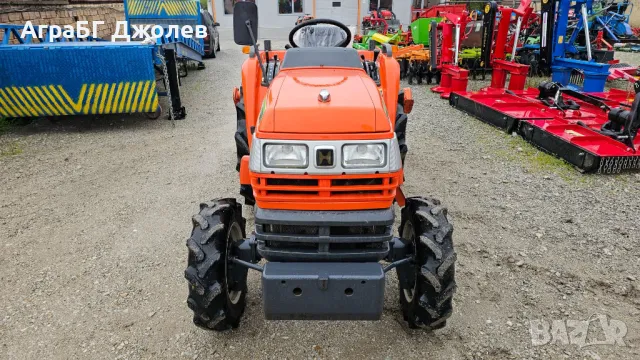 Японски трактор Hitachi NZ235 (Kubota GT23) с фреза, 4x4, 23 кс., АграБГ Джолев, снимка 7 - Селскостопанска техника - 49810258