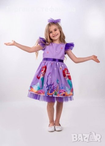 Отново налична рокля Ариел  -4г.5г.6г:7г.8г, снимка 1 - Детски рокли и поли - 39716012